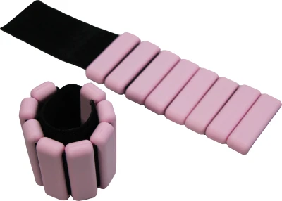 Merc sport Silikonové zátěžové náramky 2× 900 g – růžové