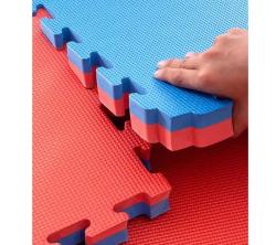 Merc sport TATAMI-podložka oboustranná na cvičení 100x100x3 cm červeno/modrá