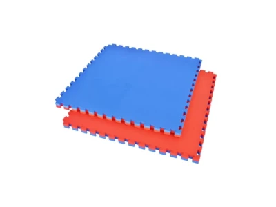 Merc sport TATAMI podložka oboustranná na cvičení 100x100x4cm červeno/ modrá