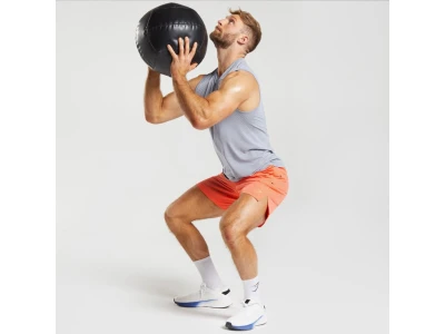 Merc sport Wall Ball 7 kg – medicinbal černý