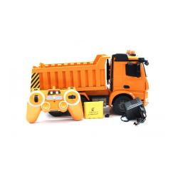 DOUBLE E RC sklápěč Mercedes-Benz Arocs Dump Truck s funkční korbou 1:20