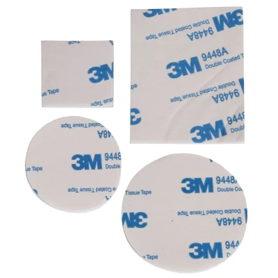 Merco 3M Fix Plates sada oboustranných nálepek 4 ks bílá