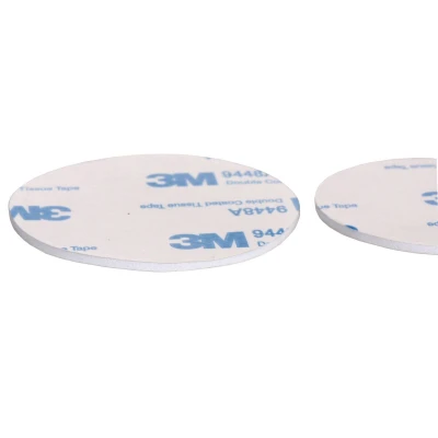 Merco 3M Fix Plates sada oboustranných nálepek 4 ks bílá
