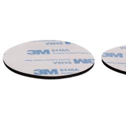 Merco 3M Fix Plates sada oboustranných nálepek 4 ks černá