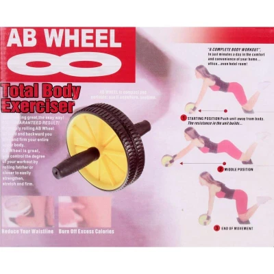 Merco AB Double Wheel posilovací kolečko modrá