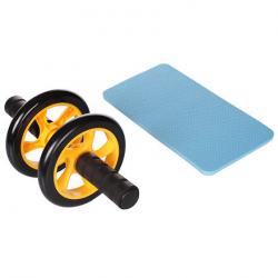 Merco AB Roller 2W posilovací kolečko žlutá Merco AB Roller 2W posilovací kolečko žlutá