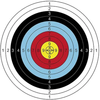 Merco Archer Aim 40 terče na střelbu 10 ks