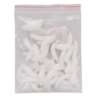 Merco Bait Soft Worms umělí červi 50 ks bílá
