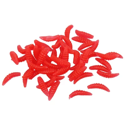 Merco Bait Soft Worms umělí červi 50 ks červená