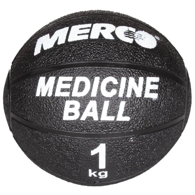 Merco Black gumový medicinální míč Merco Black gumový medicinální míč