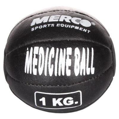 Merco Black Leather kožený medicinální míč Merco Black Leather kožený medicinální míč