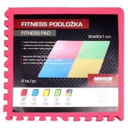 Merco Colored Puzzle fitness podložka mix farieb
