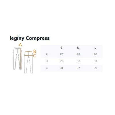 Merco Compress legíny na cvičení šedá
