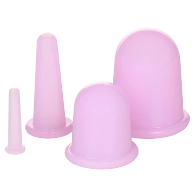 Merco Cups 4Pack masážní silikonové baňky fialová Merco Cups 4Pack masážní silikonové baňky fialová