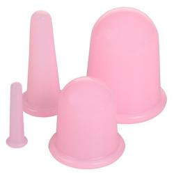 Merco Cups 4Pack masážní silikonové baňky růžová Merco Cups 4Pack masážní silikonové baňky růžová