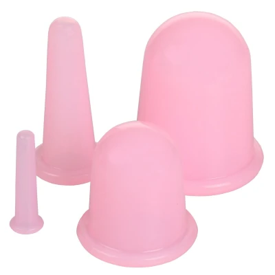 Merco Cups 4Pack masážní silikonové baňky růžová