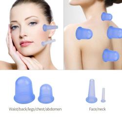 Merco Cups 4Pack masážní silikonové baňky růžová POUZE 1 sada (VÝPRODEJ)