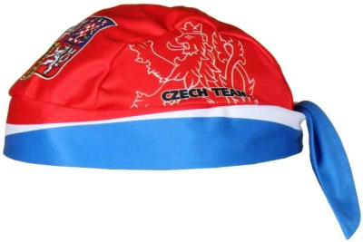 Merco Czech Team červený pirátský šátek