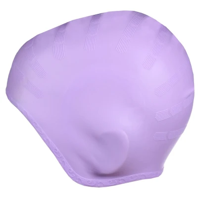 Merco Ear Cap plavecká čepice fialová