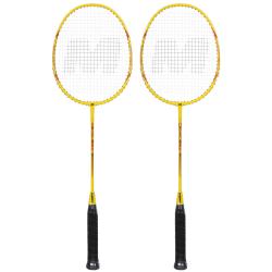 Merco Exel Set badmintonová raketa žlutá