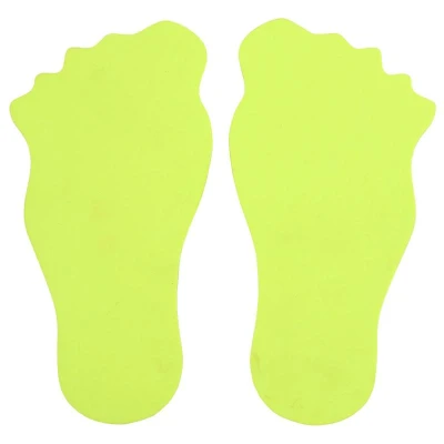 Merco Feet značka na podlahu žlutá Merco Feet značka na podlahu žlutá