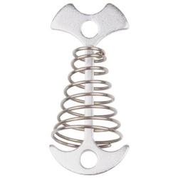 Merco Fish Bone spona stanového lana stříbrná Merco Fish Bone spona stanového lana stříbrná