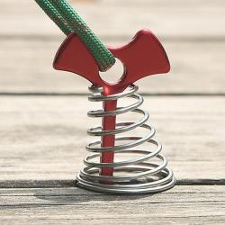 Merco Fish Bone spona stanového lana stříbrná