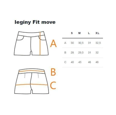 Merco Fit Move krátké legíny fialová