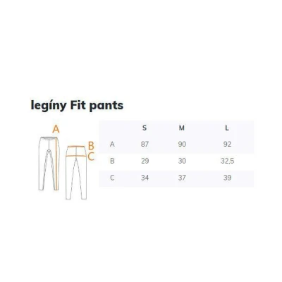 Merco Fit Pants sportovní legíny fialová