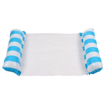 Merco Float Stripe nafukovací lehátko modrá Merco Float Stripe nafukovací lehátko modrá