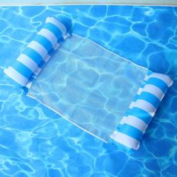 Merco Float Stripe nafukovací lehátko modrá