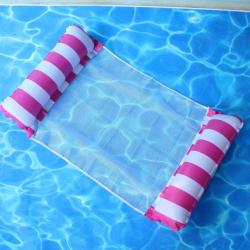Merco Float Stripe nafukovací lehátko růžová