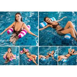 Merco Float Stripe nafukovací lehátko žlutá