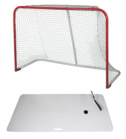 Merco Goal hokejová branka + Merco Shooting Pad 100x200cm Merco Goal hokejová branka + Merco Shooting Pad 100x200cm