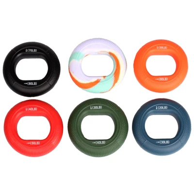Merco Grip Ring 6 Set sada posilovacích kroužků mix barev