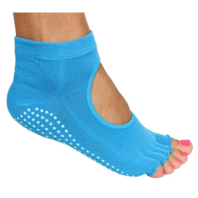 Merco Grippy S2 ponožky na jógu, bezprsté modrá Merco Grippy S2 ponožky na jógu, bezprsté modrá