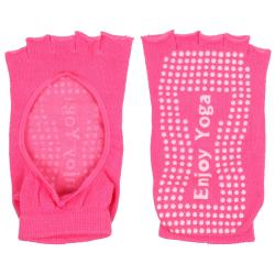 Merco Grippy S2 ponožky na jógu, bezprsté růžová