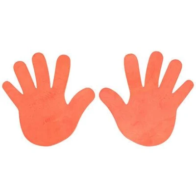Merco Hand značka na podlahu oranžová Merco Hand značka na podlahu oranžová