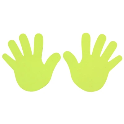 Merco Hand značka na podlahu žlutá Merco Hand značka na podlahu žlutá