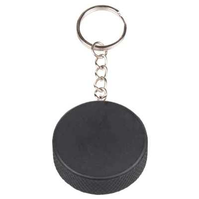 Merco Hockey Puck Mini černá klíčenka