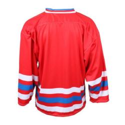 Merco hokejový dres ČSSR 1976 replika červená - bez potisku POUZE XS (VÝPRODEJ)