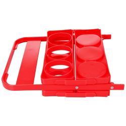 Merco Holder 6 plastový nosič lahví červená