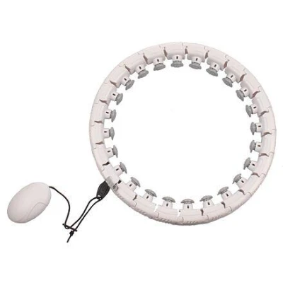 Merco Hula Hoop Massage gymnastická obruč bílá Merco Hula Hoop Massage gymnastická obruč bílá