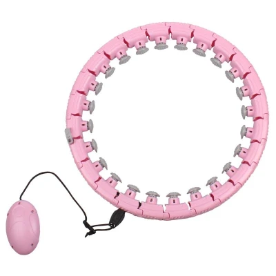 Merco Hula Hoop Massage gymnastická obruč růžová Merco Hula Hoop Massage gymnastická obruč růžová