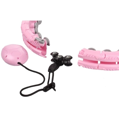 Merco Hula Hoop Massage gymnastická obruč růžová