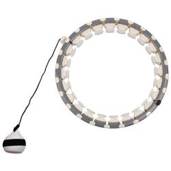 Merco Hula Hoop Smart gymnastická obruč sivá