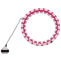 Merco Hula Hoop Smart gymnastická obruč tm. ružová