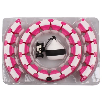 Merco Hula Hoop Smart gymnastická obruč tm. růžová