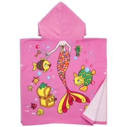 Merco Love Mermaid dětské plážové pončo