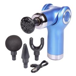 Merco Massage Gun Mini vibrační masážní pistole modrá Merco Massage Gun Mini vibrační masážní pistole modrá
